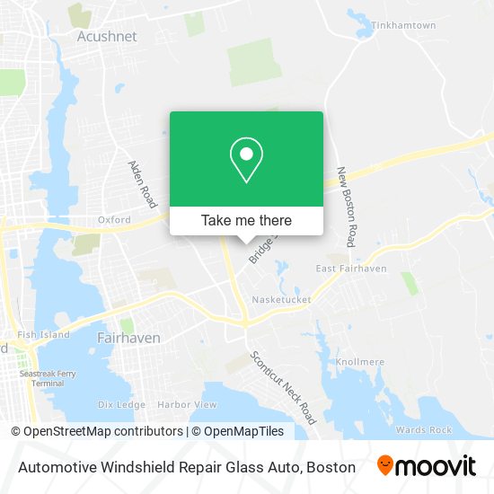 Automotive Windshield Repair Glass Auto map