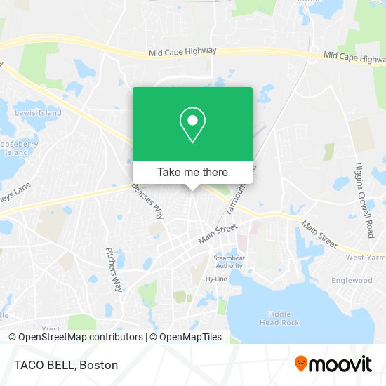 TACO BELL map