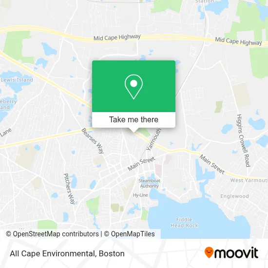 All Cape Environmental map