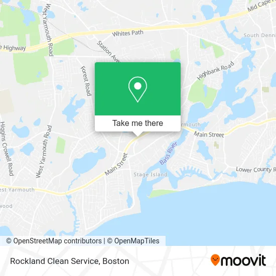 Rockland Clean Service map