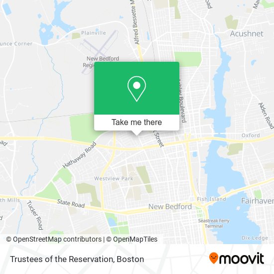 Trustees of the Reservation map