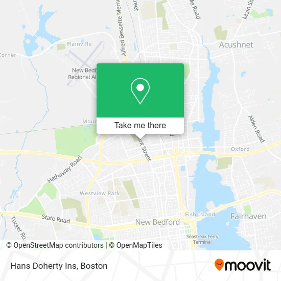 Hans Doherty Ins map