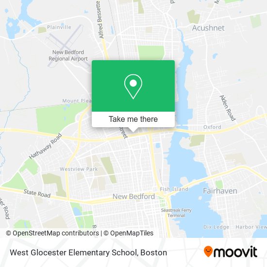 Mapa de West Glocester Elementary School