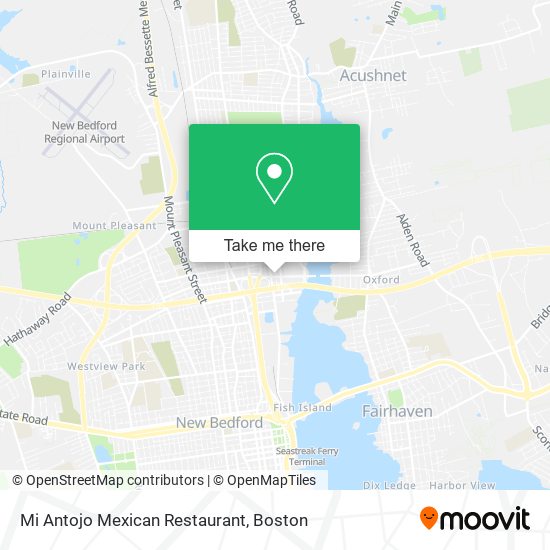 Mi Antojo Mexican Restaurant map