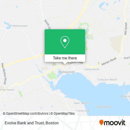 Mapa de Evolve Bank and Trust
