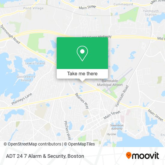 ADT 24 7 Alarm & Security map