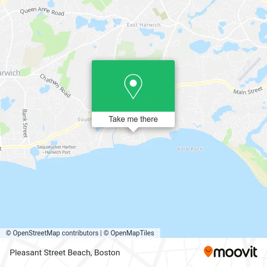 Pleasant Street Beach map