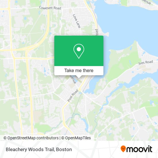 Bleachery Woods Trail map