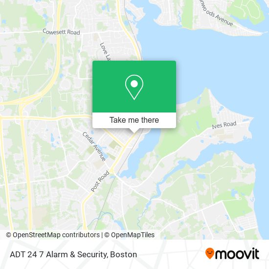 ADT 24 7 Alarm & Security map