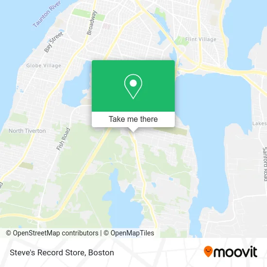 Steve's Record Store map