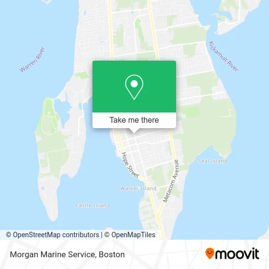 Morgan Marine Service map