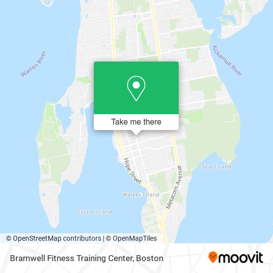 Mapa de Bramwell Fitness Training Center