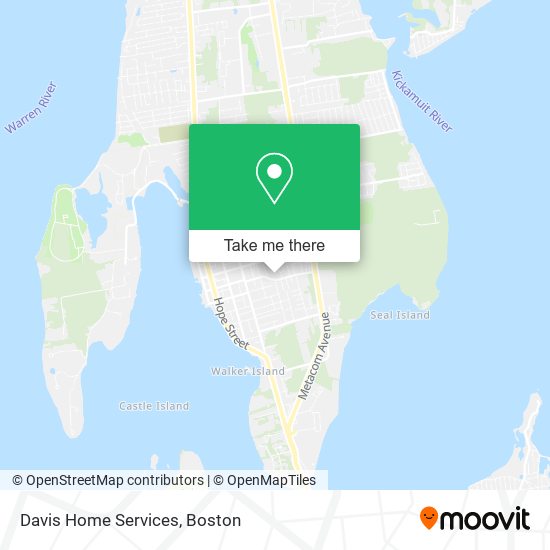 Davis Home Services map