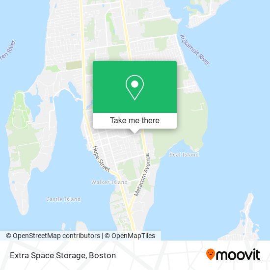 Mapa de Extra Space Storage