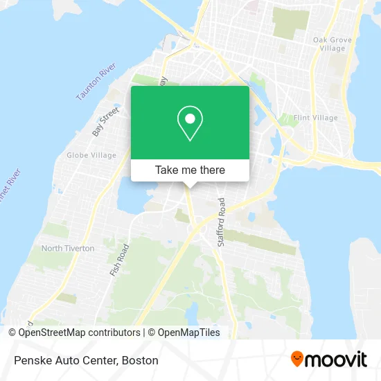 Penske Auto Center map