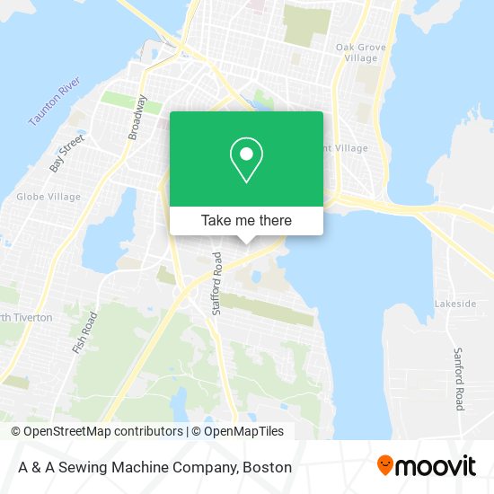 A & A Sewing Machine Company map