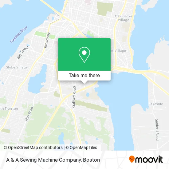Mapa de A & A Sewing Machine Company