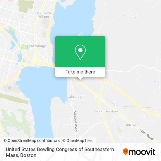 United States Bowling Congress of Southeastern Mass map