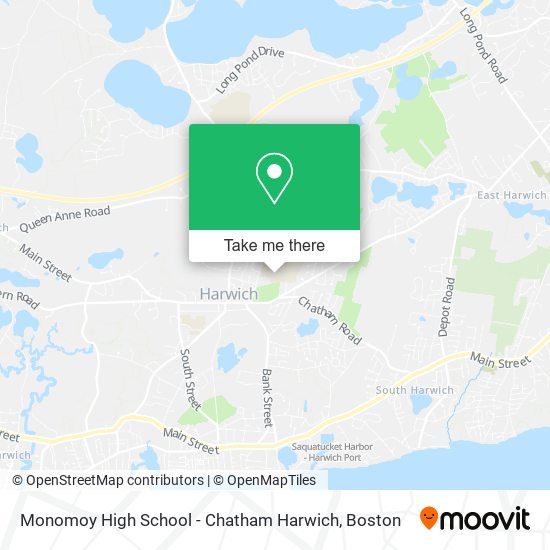Mapa de Monomoy High School - Chatham Harwich