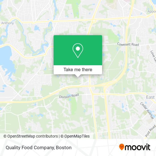 Quality Food Company map