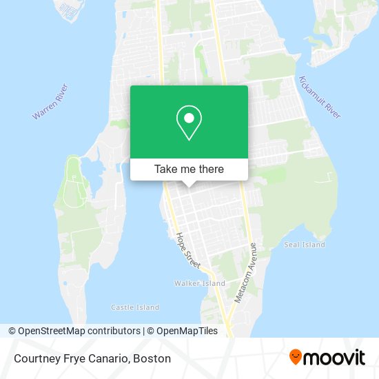 Mapa de Courtney Frye Canario