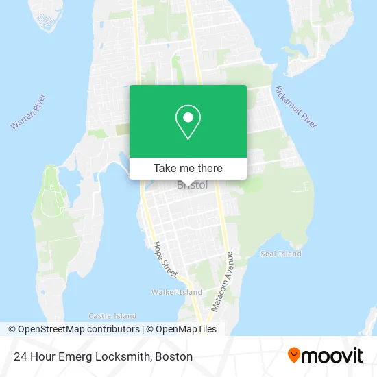 Mapa de 24 Hour Emerg Locksmith