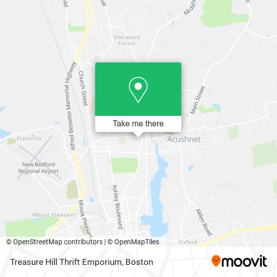 Mapa de Treasure Hill Thrift Emporium