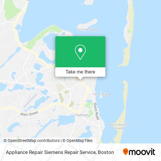 Appliance Repair Siemens Repair Service map