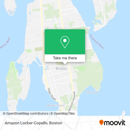 Amazon Locker-Copello map