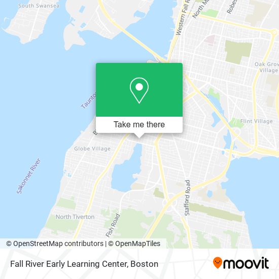 Fall River Early Learning Center map