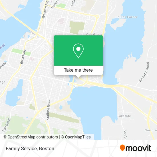 Family Service map