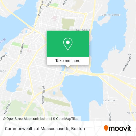 Commonwealth of Massachusetts map