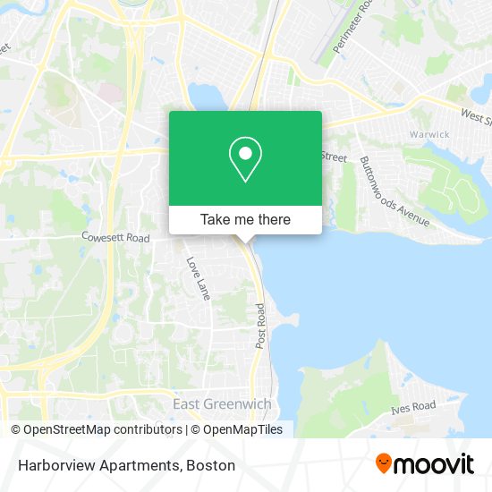 Harborview Apartments map