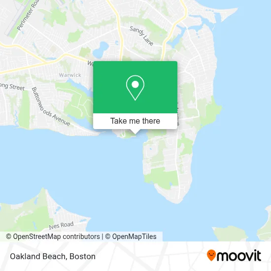 Oakland Beach map