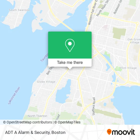 Mapa de ADT A Alarm & Security