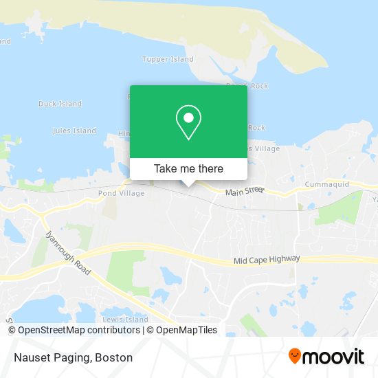 Nauset Paging map