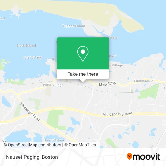 Nauset Paging map