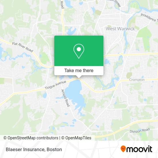 Blaeser Insurance map