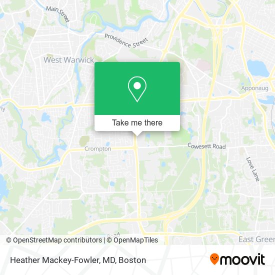 Heather Mackey-Fowler, MD map