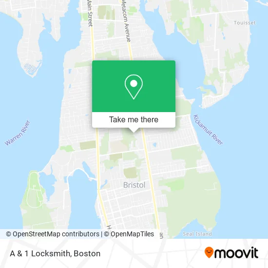 Mapa de A & 1 Locksmith
