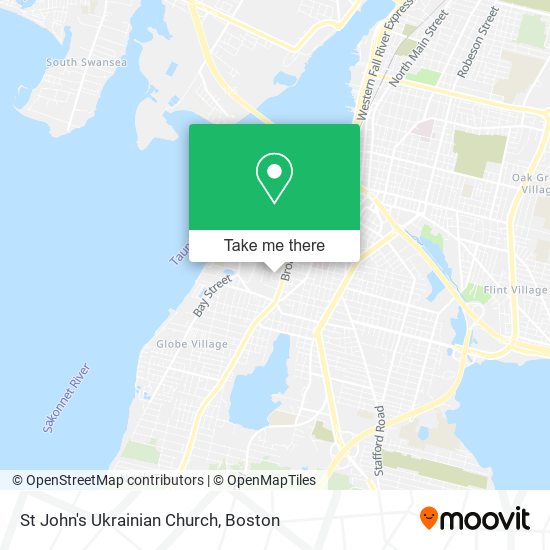 St John's Ukrainian Church map