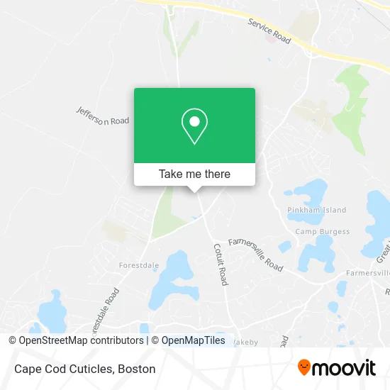 Cape Cod Cuticles map