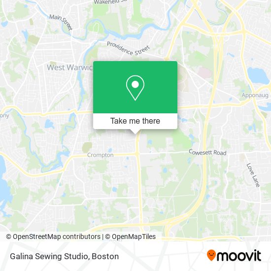 Mapa de Galina Sewing Studio