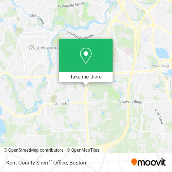 Kent County Sheriff Office map