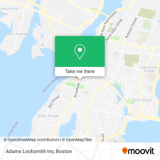 Mapa de Adams Locksmith Inc