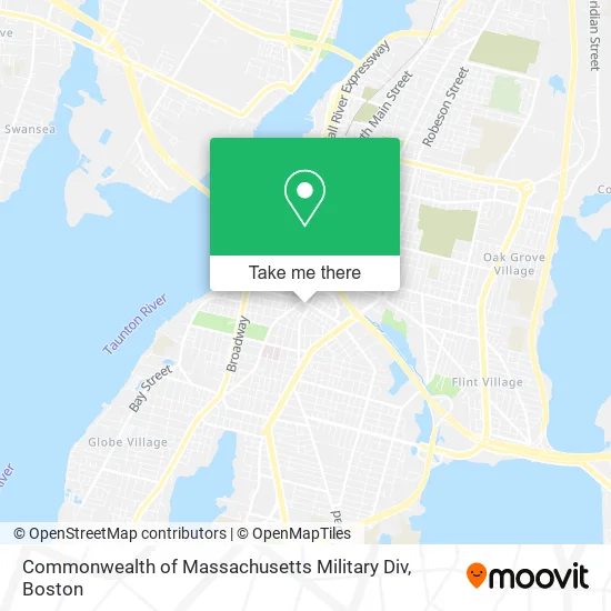 Mapa de Commonwealth of Massachusetts Military Div