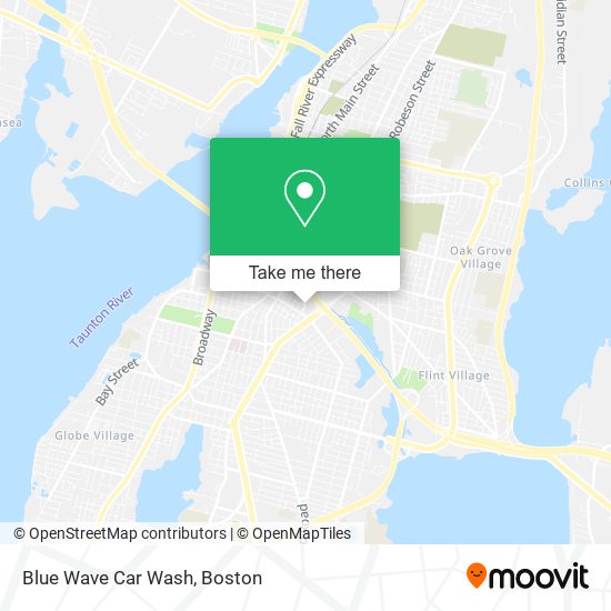 Mapa de Blue Wave Car Wash