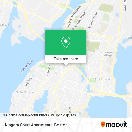 Mapa de Niagara Court Apartments