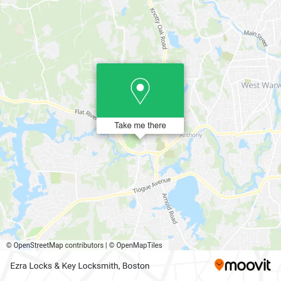 Ezra Locks & Key Locksmith map