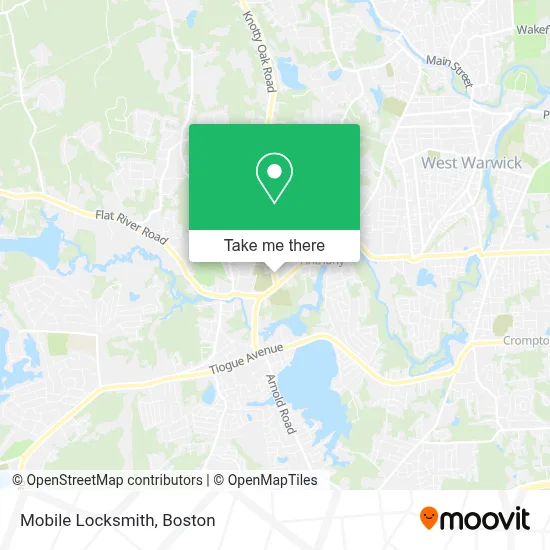 Mobile Locksmith map